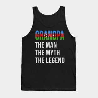 Grand Father Azerbaijani Grandpa The Man The Myth The Legend - Gift for Azerbaijani Dad With Roots From  Azerbaijan Tank Top